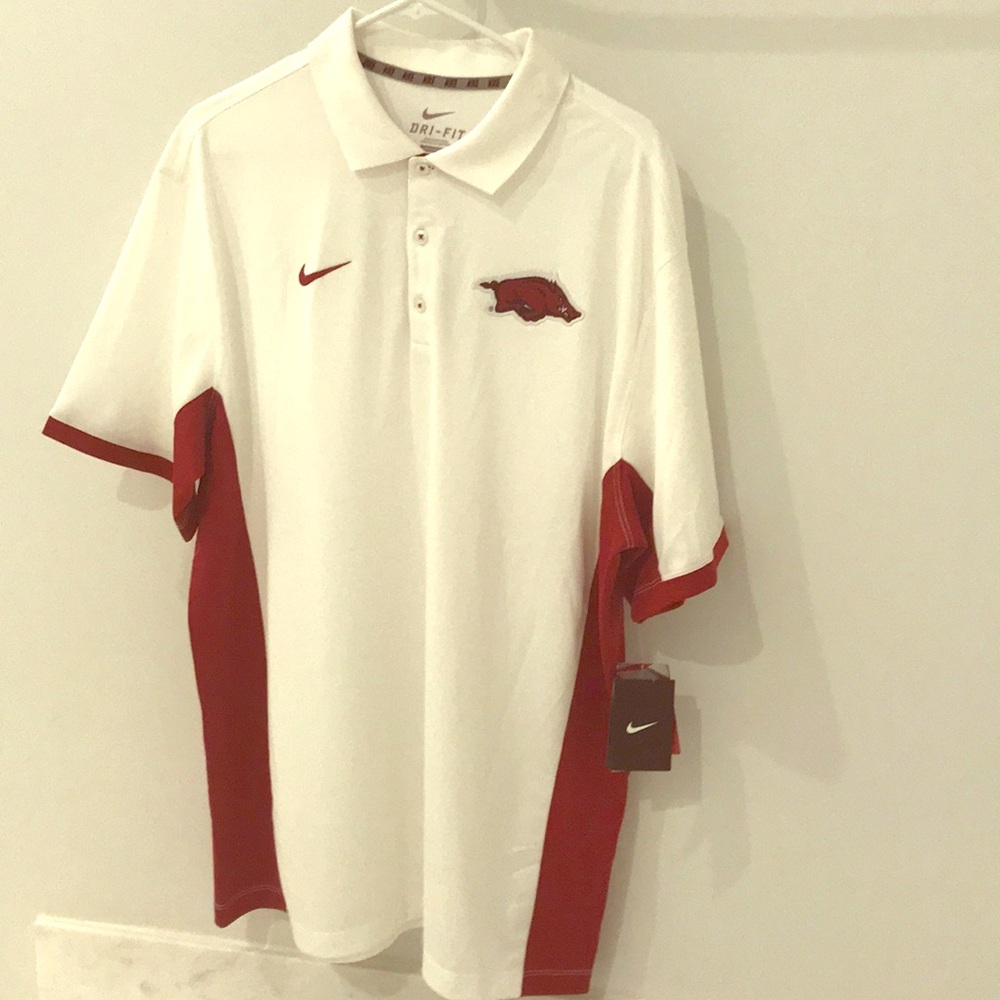 Nike Dri-Fit University Of Arkansas Polo